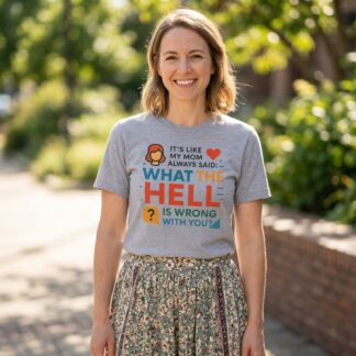 What The Hell Is Wrong With You T-Shirt lifestyle photo