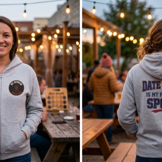 Date Night Is My Favorite Sport Hoodie lifestyle photo