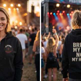 Break My Bed Not My Heart Hoodie lifestyle photo