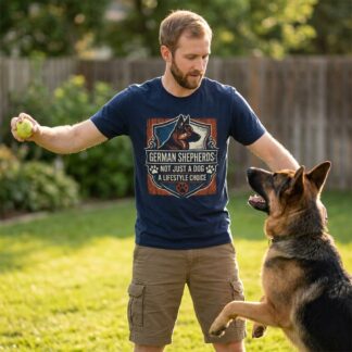 German Shepherds Not Just a Dog a Lifestyle Choice T-Shirt lifestyle photo