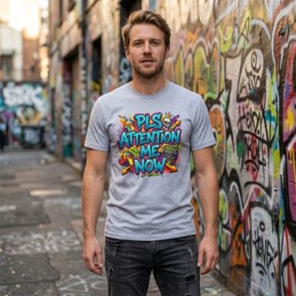 PLS Attention Me Now Shirt lifestyle photo