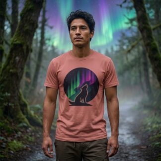 Howling Wolf Aurora Tee lifestyle photo