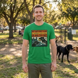My Labrador's Only Flaw Is Thinking Everything Is His To Eat T-Shirt lifestyle photo
