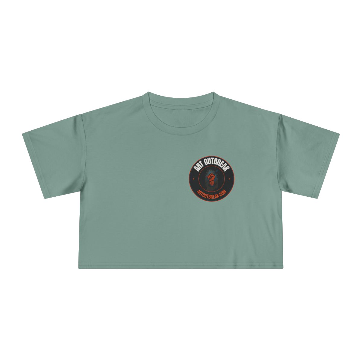 Pedicab Cardio Crop Tee | Pedicab Illustration Fitness Shirt - Image 17