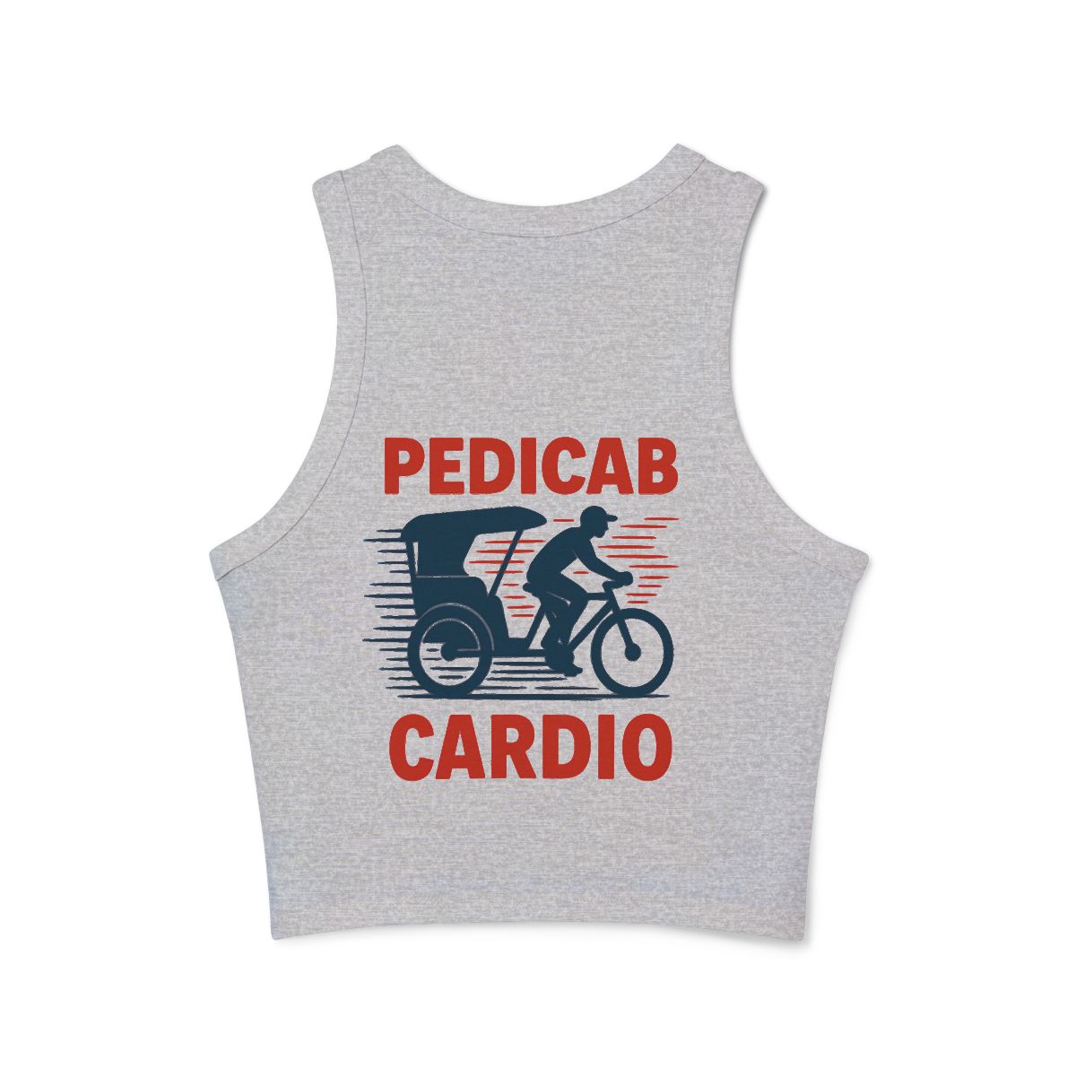Pedicab Cardio Racer Tank Top | Pedicab Cycling Design - Image 2