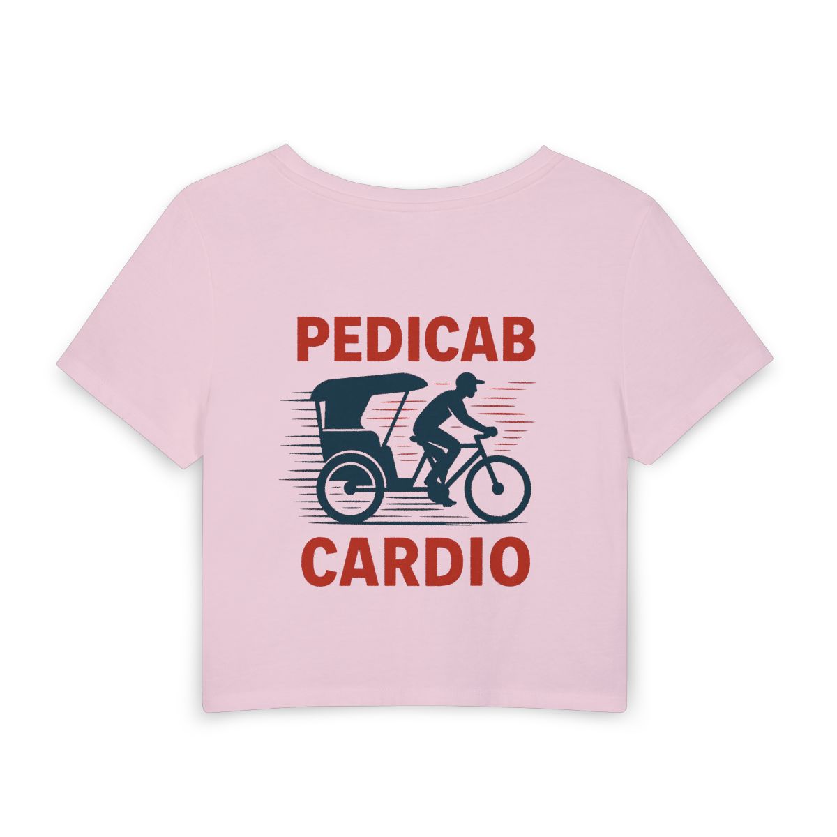 Pedicab Cardio T-Shirt | Women's Baby Tee - Image 3