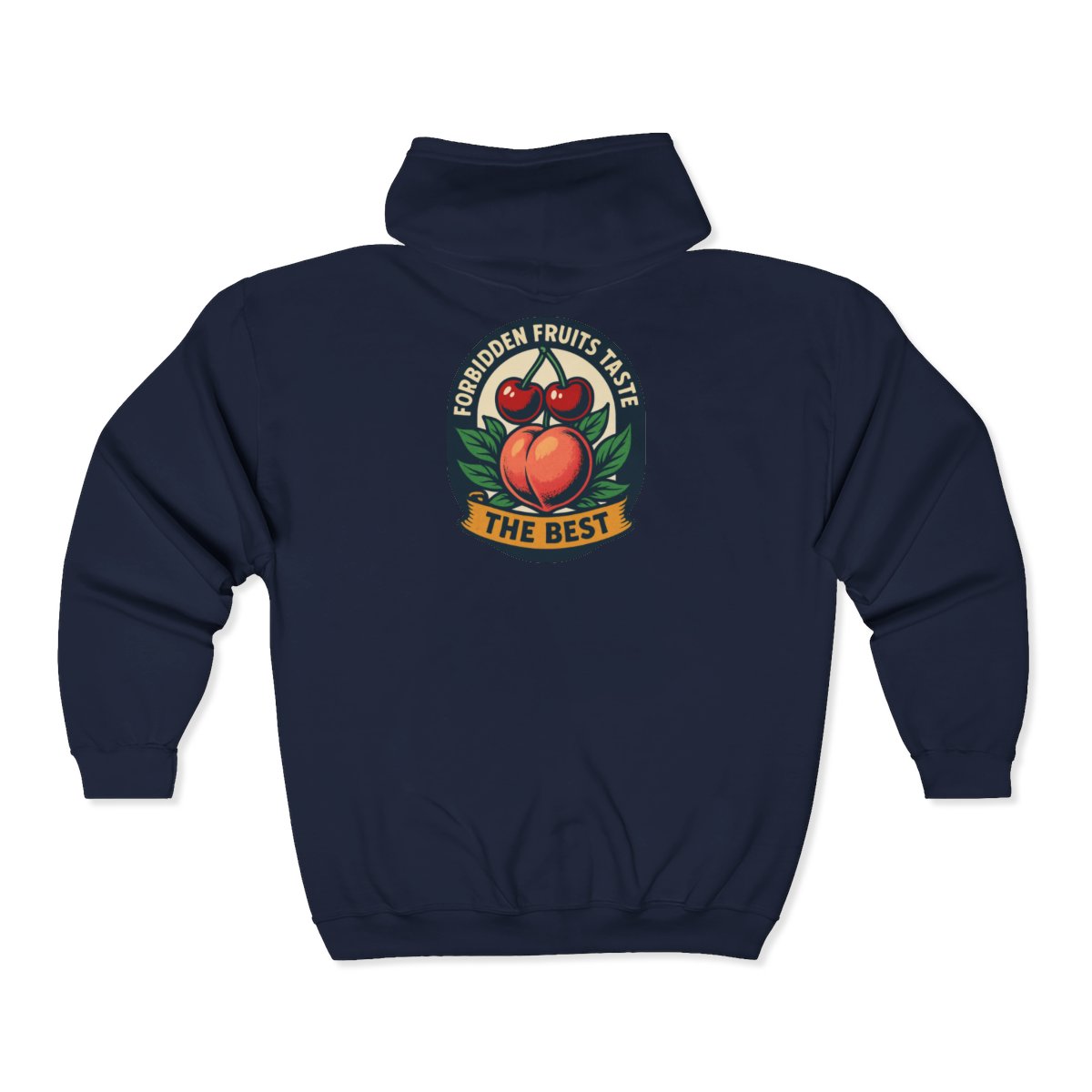 Forbidden Fruits Taste the Best Hoodie | Full Zip Sweatshirt - Image 4