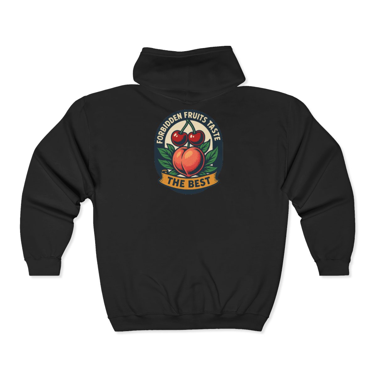 Forbidden Fruits Taste the Best Hoodie | Full Zip Sweatshirt - Image 2