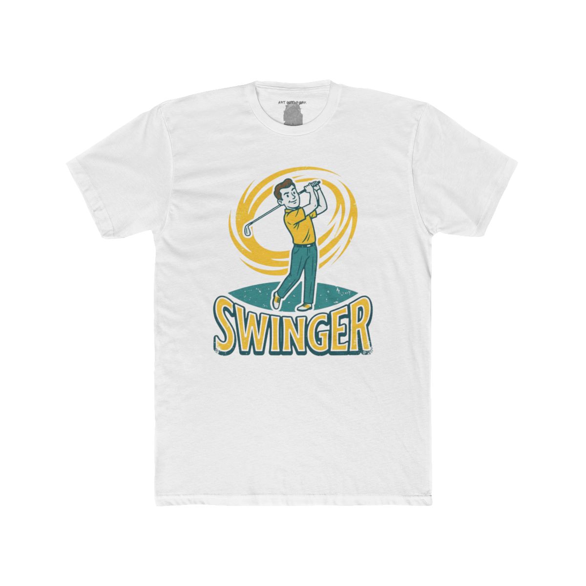 Golfer Swinger T-Shirt | Vintage Golf Player Illustration, Sports Tee - Image 16