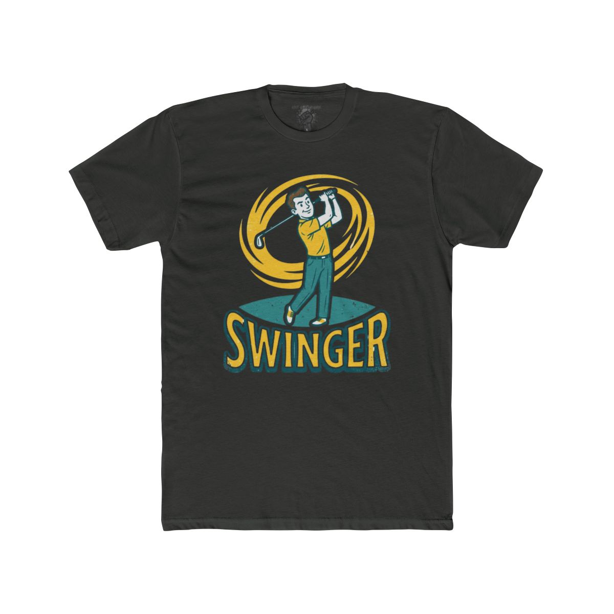 Golfer Swinger T-Shirt | Vintage Golf Player Illustration, Sports Tee - Image 6