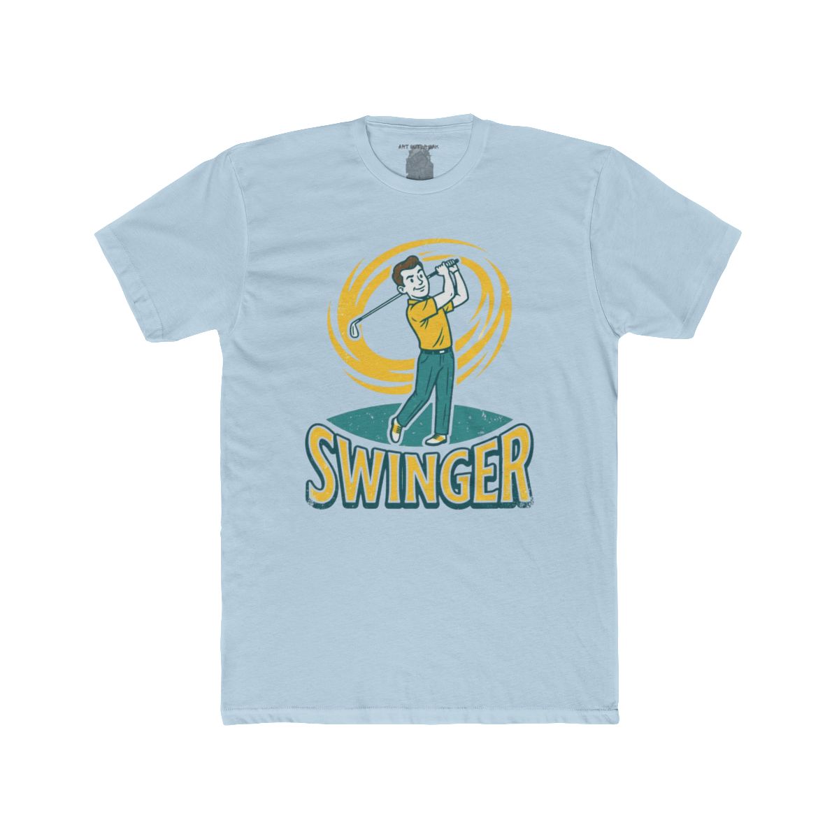 Golfer Swinger T-Shirt | Vintage Golf Player Illustration, Sports Tee - Image 7