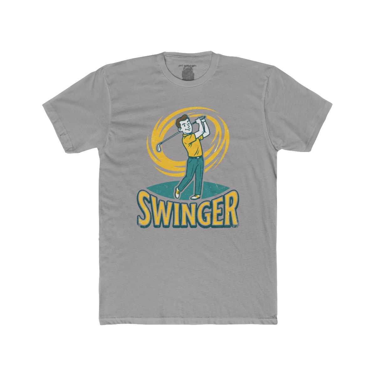 Golfer Swinger T-Shirt | Vintage Golf Player Illustration, Sports Tee - Image 8
