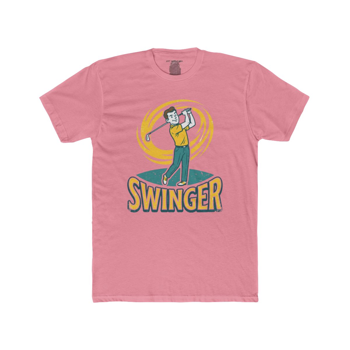 Golfer Swinger T-Shirt | Vintage Golf Player Illustration, Sports Tee - Image 9