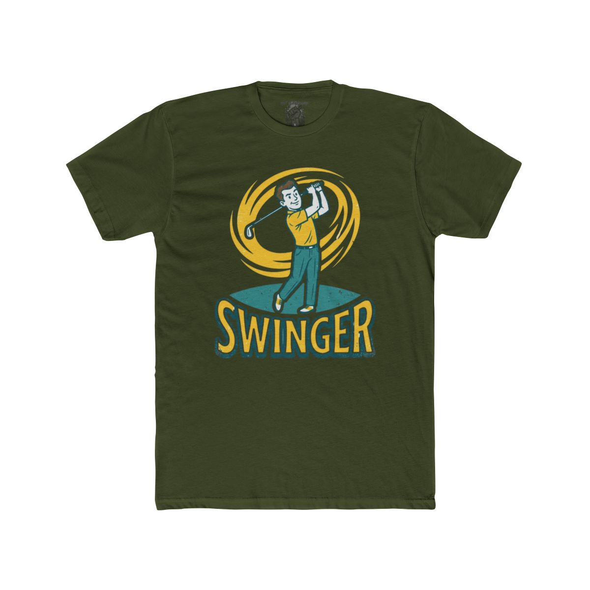 Golfer Swinger T-Shirt | Vintage Golf Player Illustration, Sports Tee - Image 10