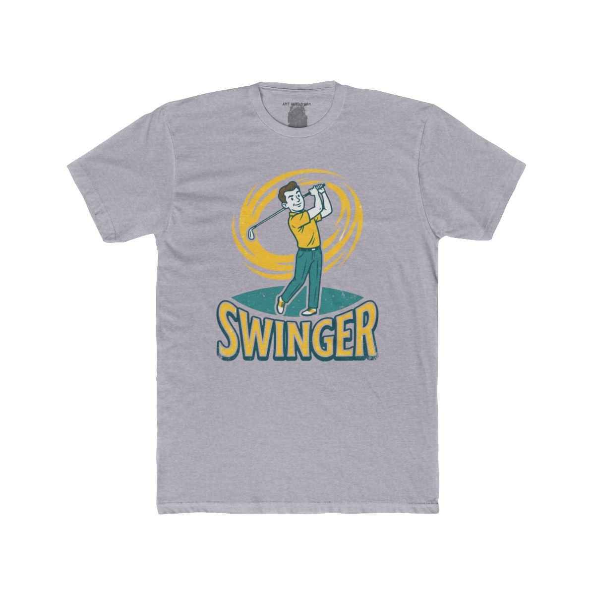 Golfer Swinger T-Shirt | Vintage Golf Player Illustration, Sports Tee - Image 2