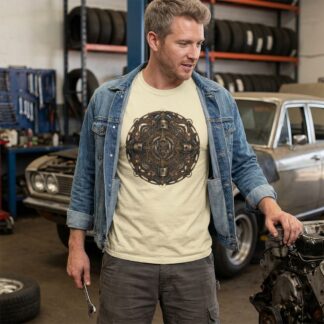 Mechanic Piston Crankshaft T-Shirt lifestyle photo