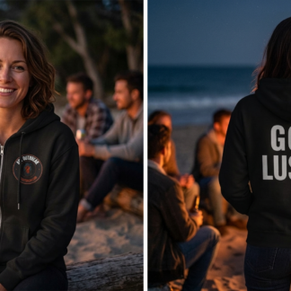 Got Lust? Hoodie lifestyle photo
