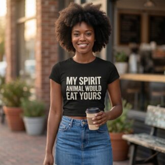 My Spirit Animal Would Eat Yours tee lifestyle photo