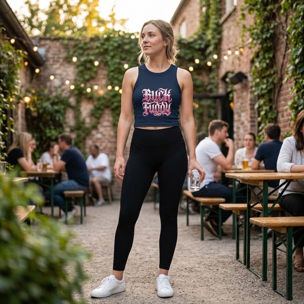 Buck Fuddy Script Racer Tank