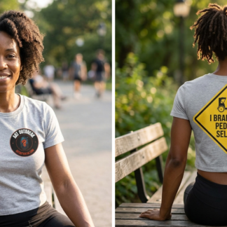 I Brake for Pedicab Selfies Tee lifestyle photo
