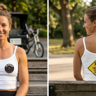 I Brake for Pedicab Selfies Tank Top lifestyle photo