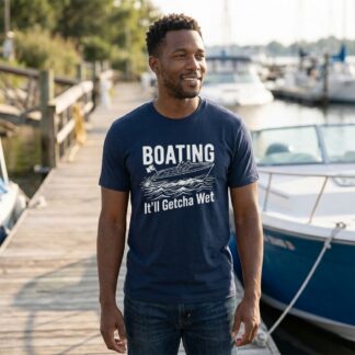 Boating It'll Getcha Wet Shirt lifestyle photo
