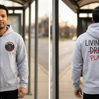 Living the Plan B hoodie lifestyle photo
