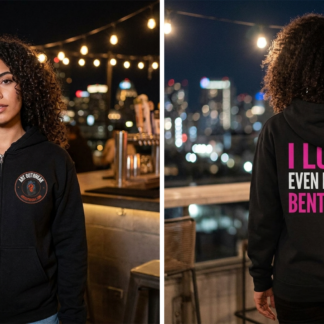 I Look Even Better Bent Over Hoodie lifestyle photo