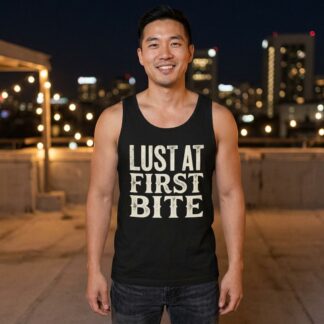 Lust at First Bite tank lifestyle photo