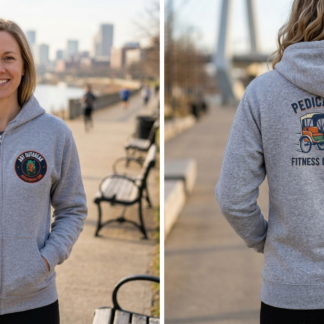 Pedicab Life Fitness on Wheels Hoodie lifestyle photo
