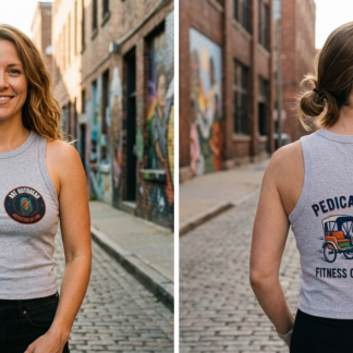 Pedicab Life Fitness on Wheels Tank Top lifestyle photo