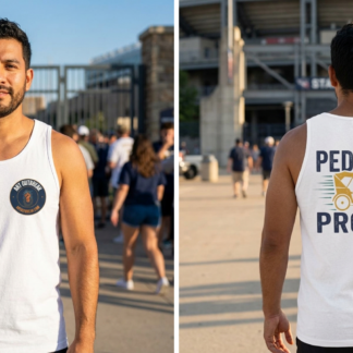 Pedicab Proud Tank lifestyle photo