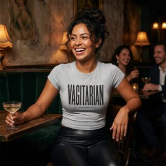 Vagitarian Crop Tee lifestyle photo