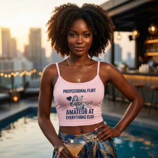Professional Flirt Graphic Tank Top lifestyle photo