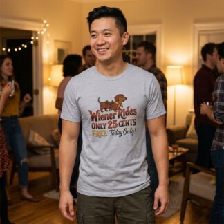 Wiener Rides Shirt lifestyle photo