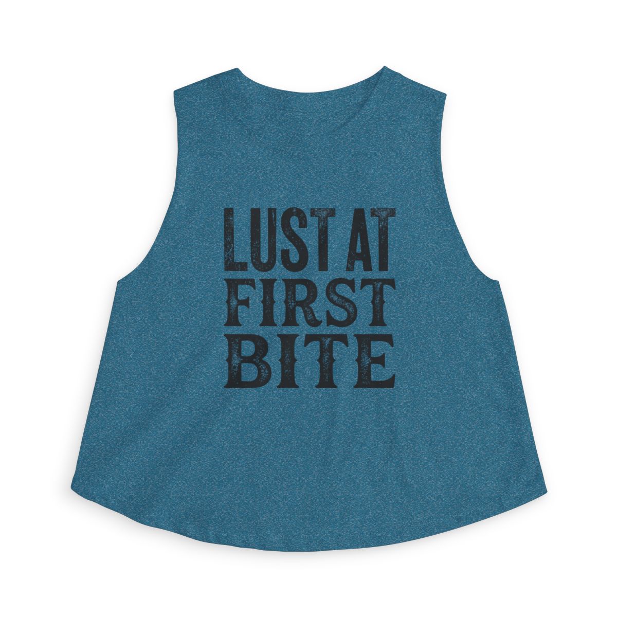 Lust At First Bite Crop Top | Vampire Bite Halloween Gothic Shirt - Image 3