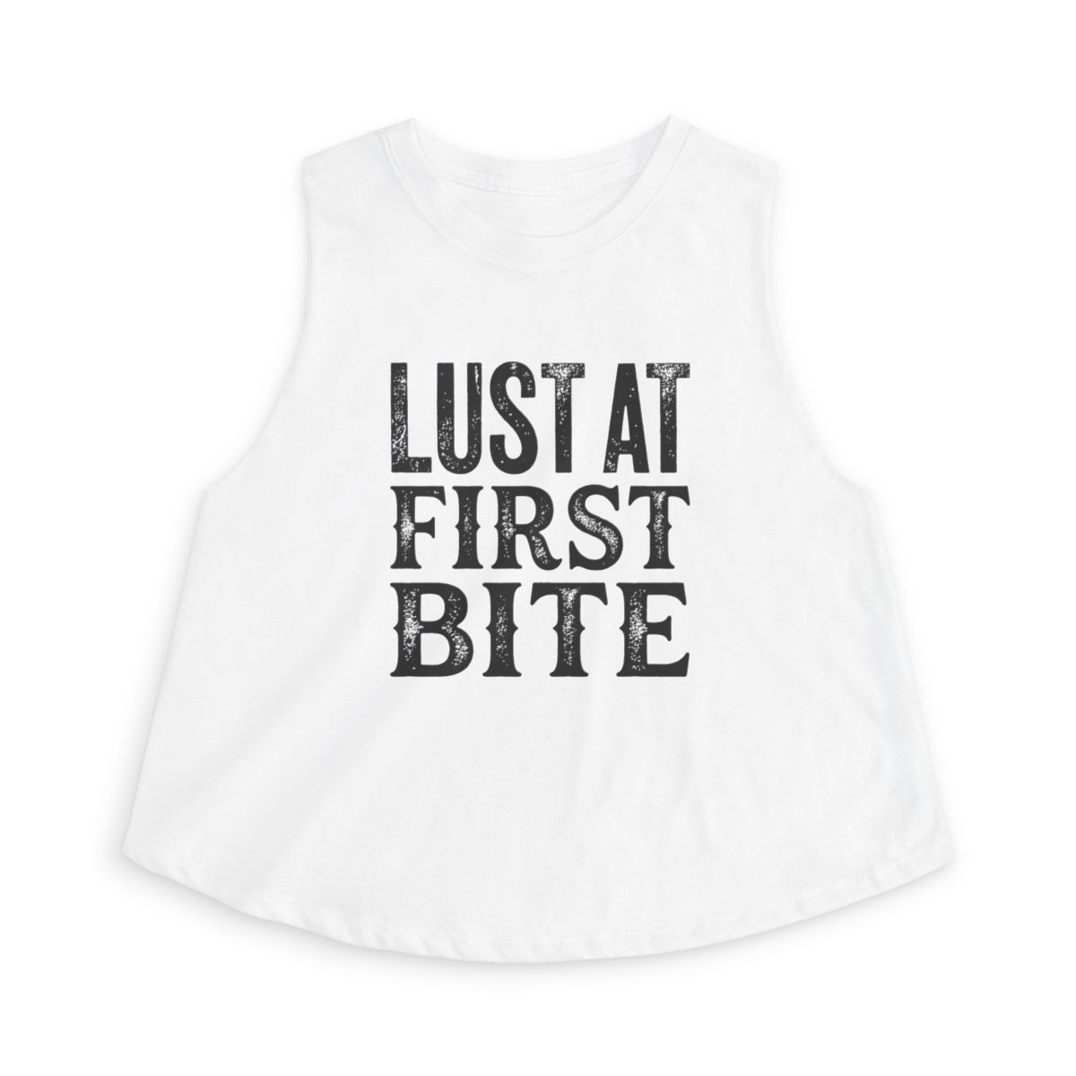 Lust At First Bite Crop Top | Vampire Bite Halloween Gothic Shirt - Image 8