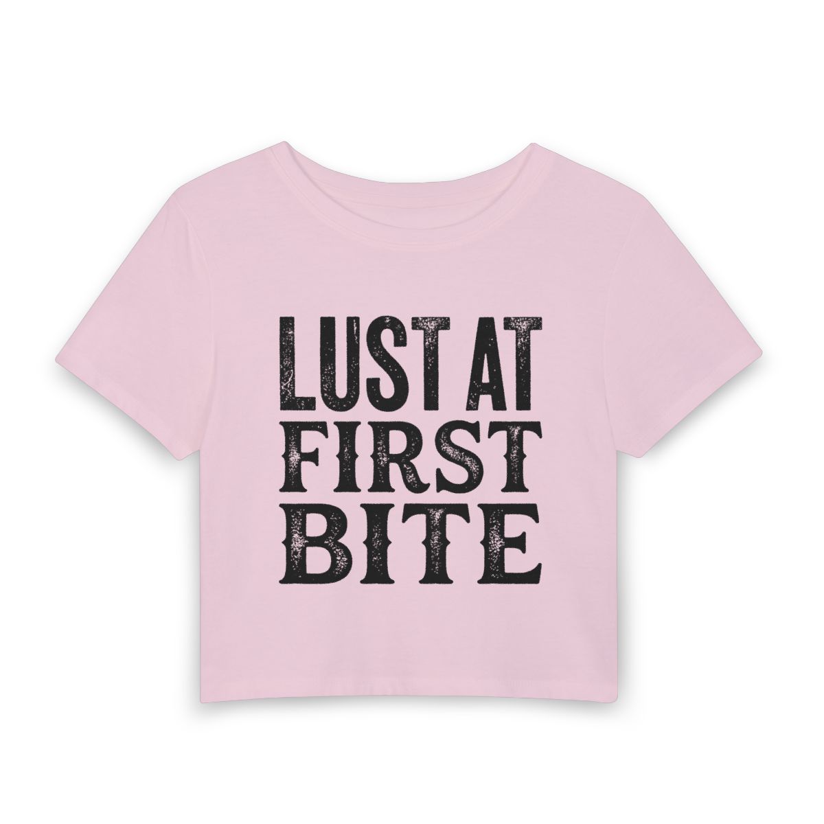 Lust At First Bite Tee | Vampire Halloween Bite Graphic Shirt - Image 4