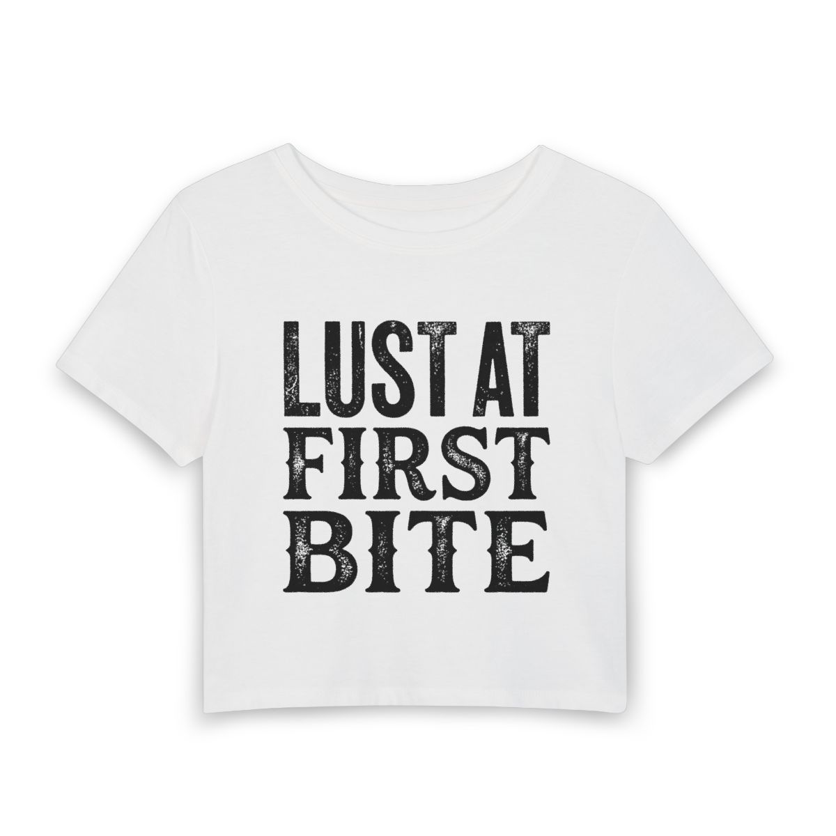 Lust At First Bite Tee | Vampire Halloween Bite Graphic Shirt - Image 5