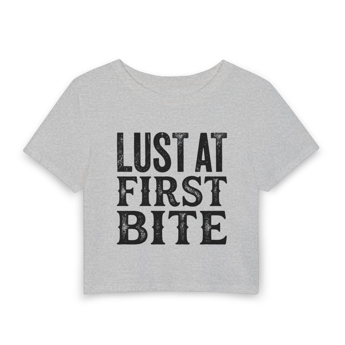 Lust At First Bite Tee | Vampire Halloween Bite Graphic Shirt - Image 2