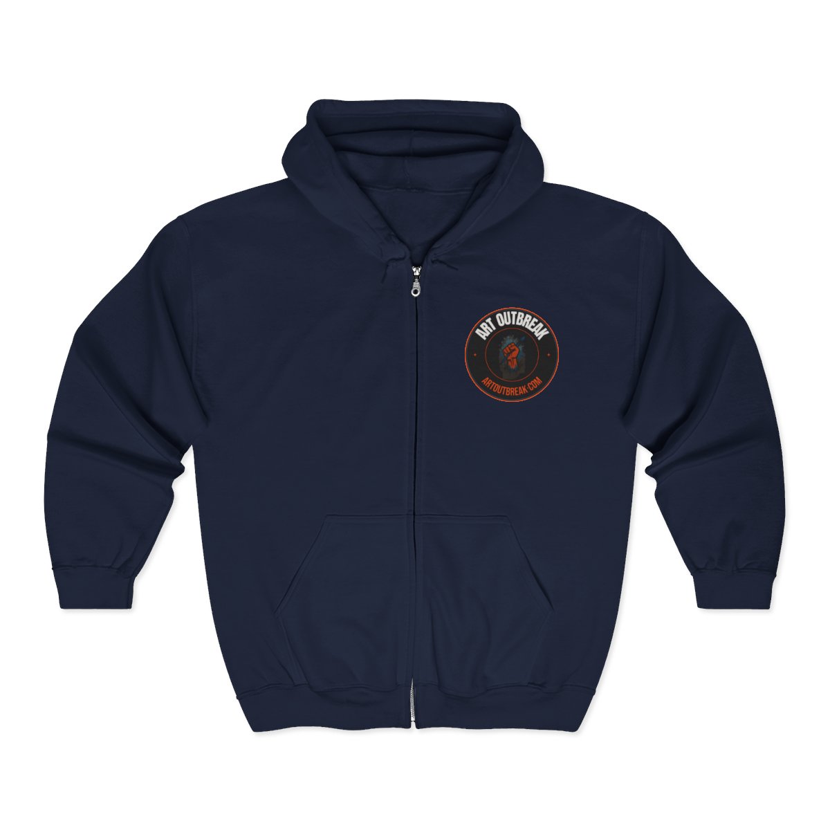 My Spirit Animal Would Eat Yours Zip Hoodie | Funny Sarcastic Graphic - Image 8