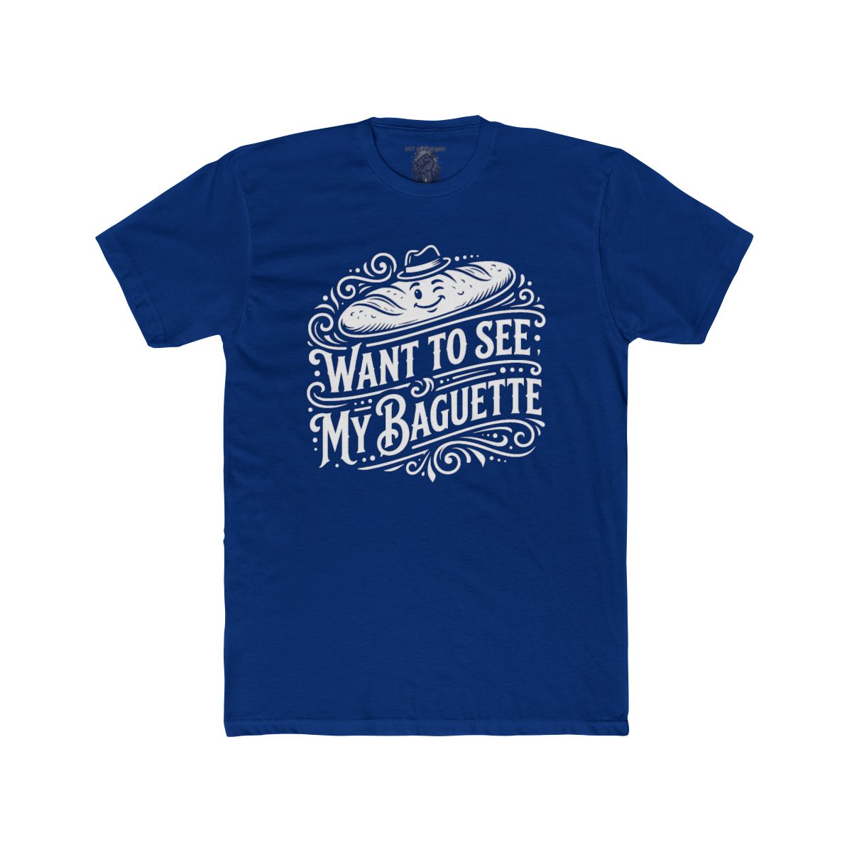 Want To See My Baguette T-Shirt | Baguette Illustration, Funny Bread Tee - Image 15
