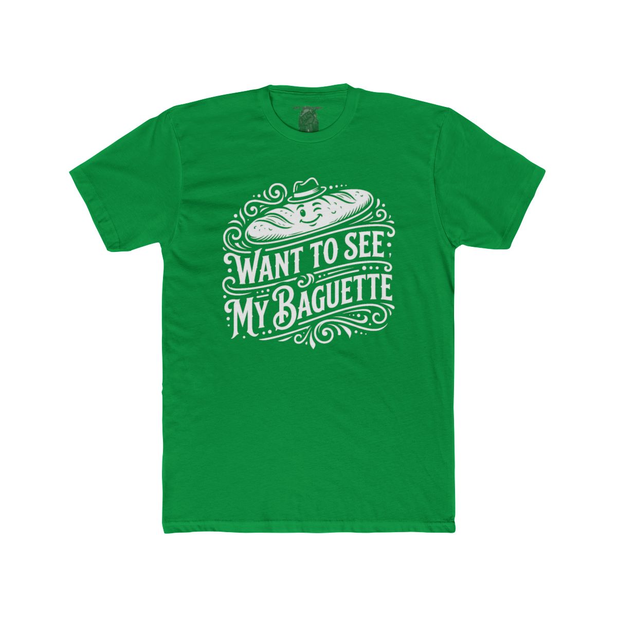 Want To See My Baguette T-Shirt | Baguette Illustration, Funny Bread Tee - Image 9