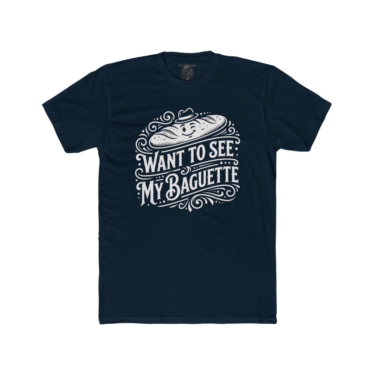 Want To See My Baguette T-Shirt | Baguette Illustration, Funny Bread Tee - Image 11