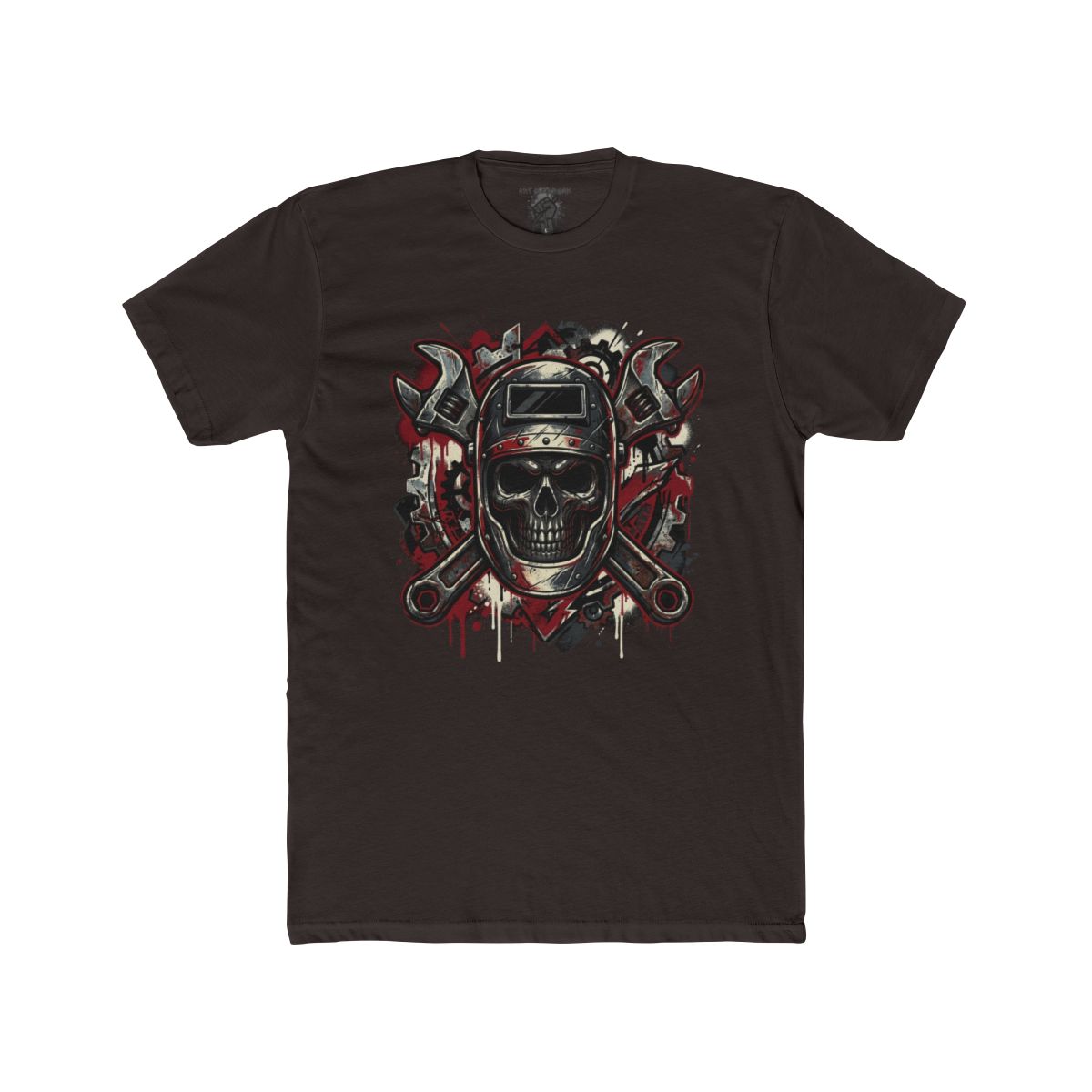 Welding Skull with Tools Tee | Skull Welder T-Shirt, Industrial Mechanic Shirt - Image 4