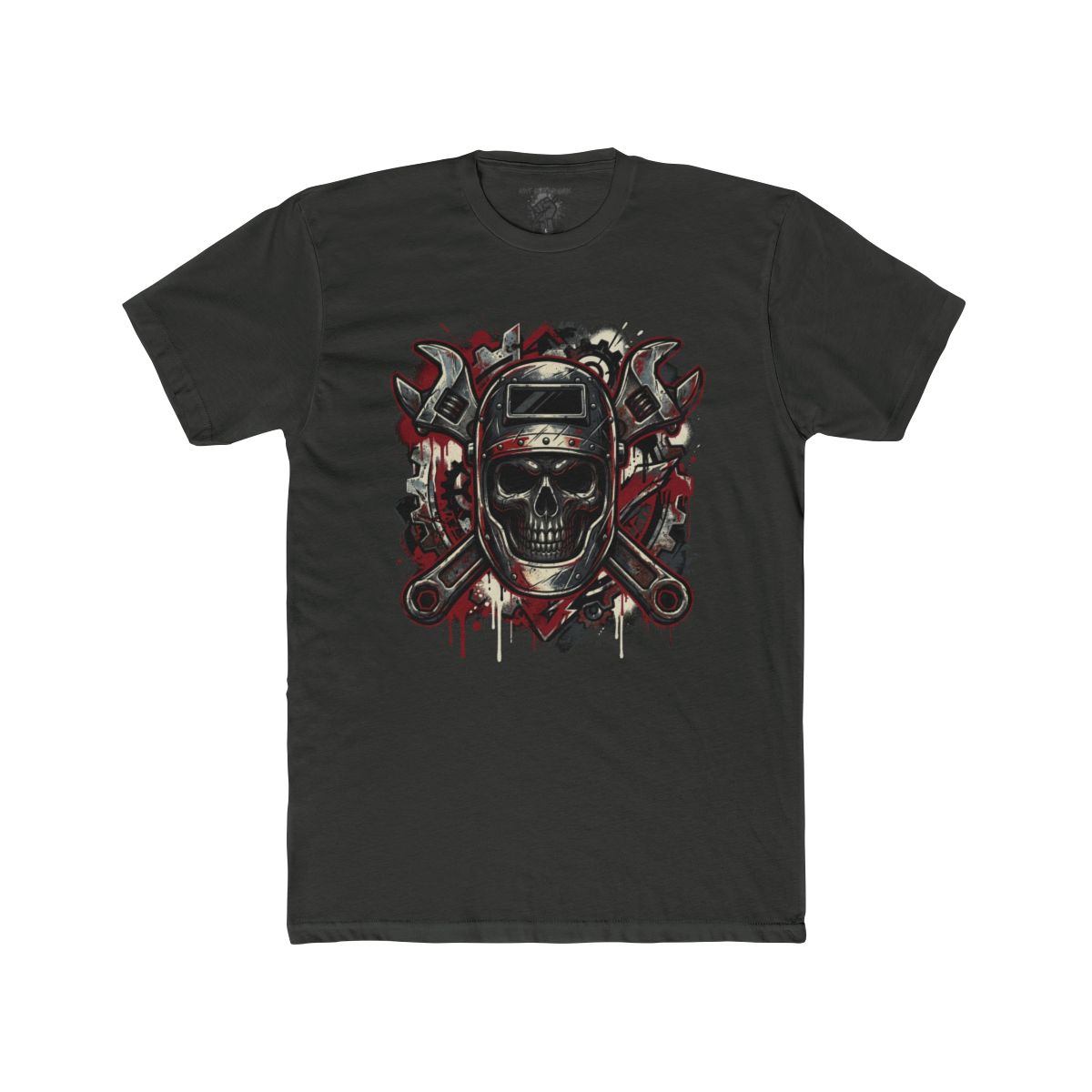 Welding Skull with Tools Tee | Skull Welder T-Shirt, Industrial Mechanic Shirt - Image 5