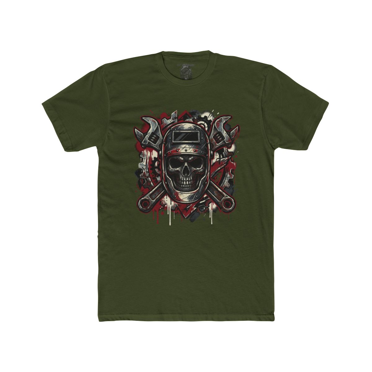 Welding Skull with Tools Tee | Skull Welder T-Shirt, Industrial Mechanic Shirt - Image 9