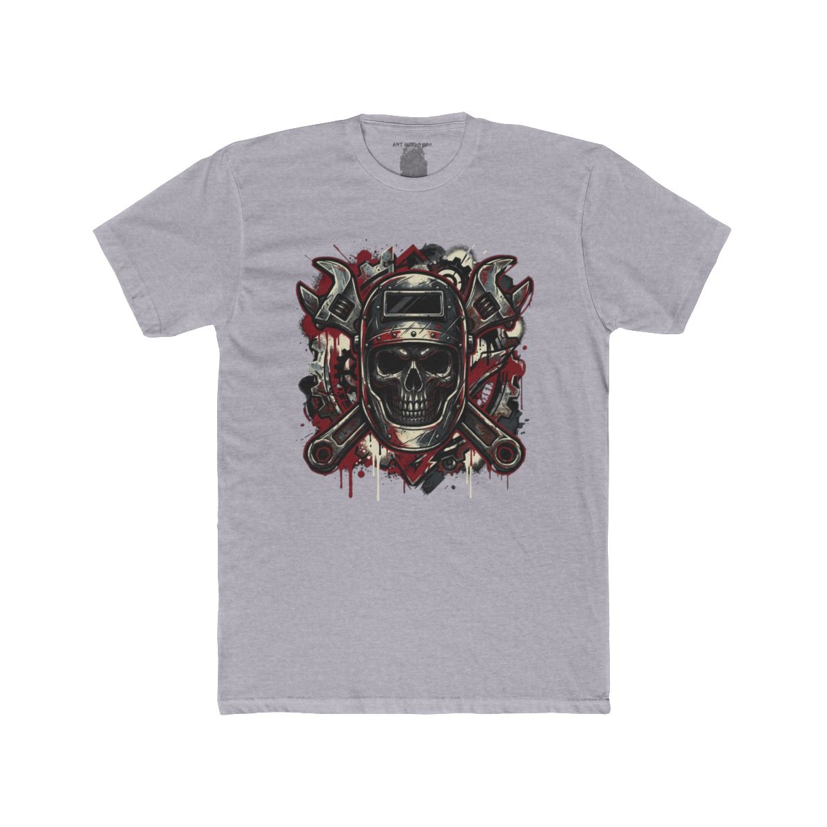 Welding Skull with Tools Tee | Skull Welder T-Shirt, Industrial Mechanic Shirt - Image 2