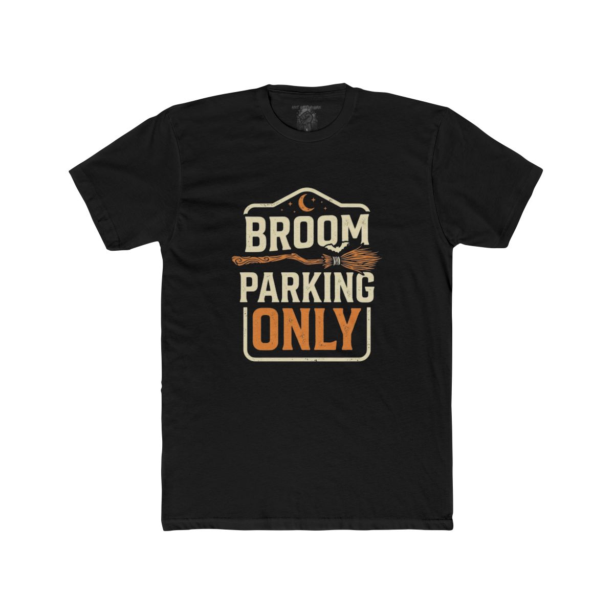 Broom Parking Only T-Shirt | Halloween Witch Broom Tee - Image 2
