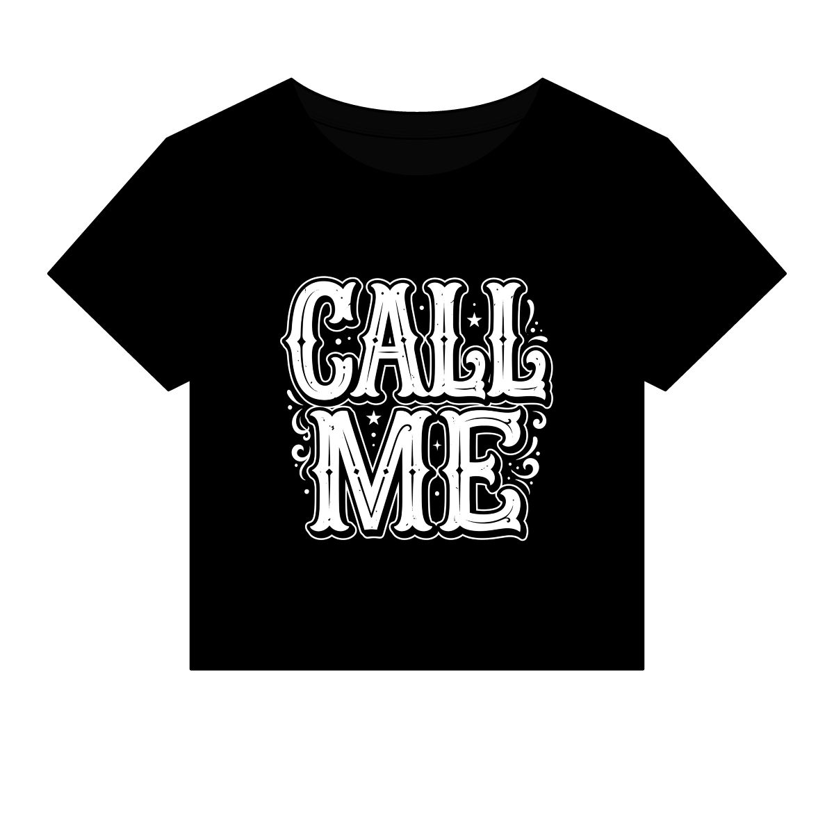 Call Me western lettering Crop Tee | Women's baby tee, vintage saloon style - Image 11